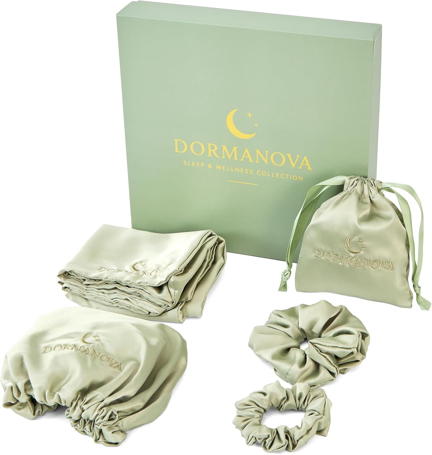 Luxury Skincare Gift Set - Luxe satijnen slaapset – satijnen kussensloop,