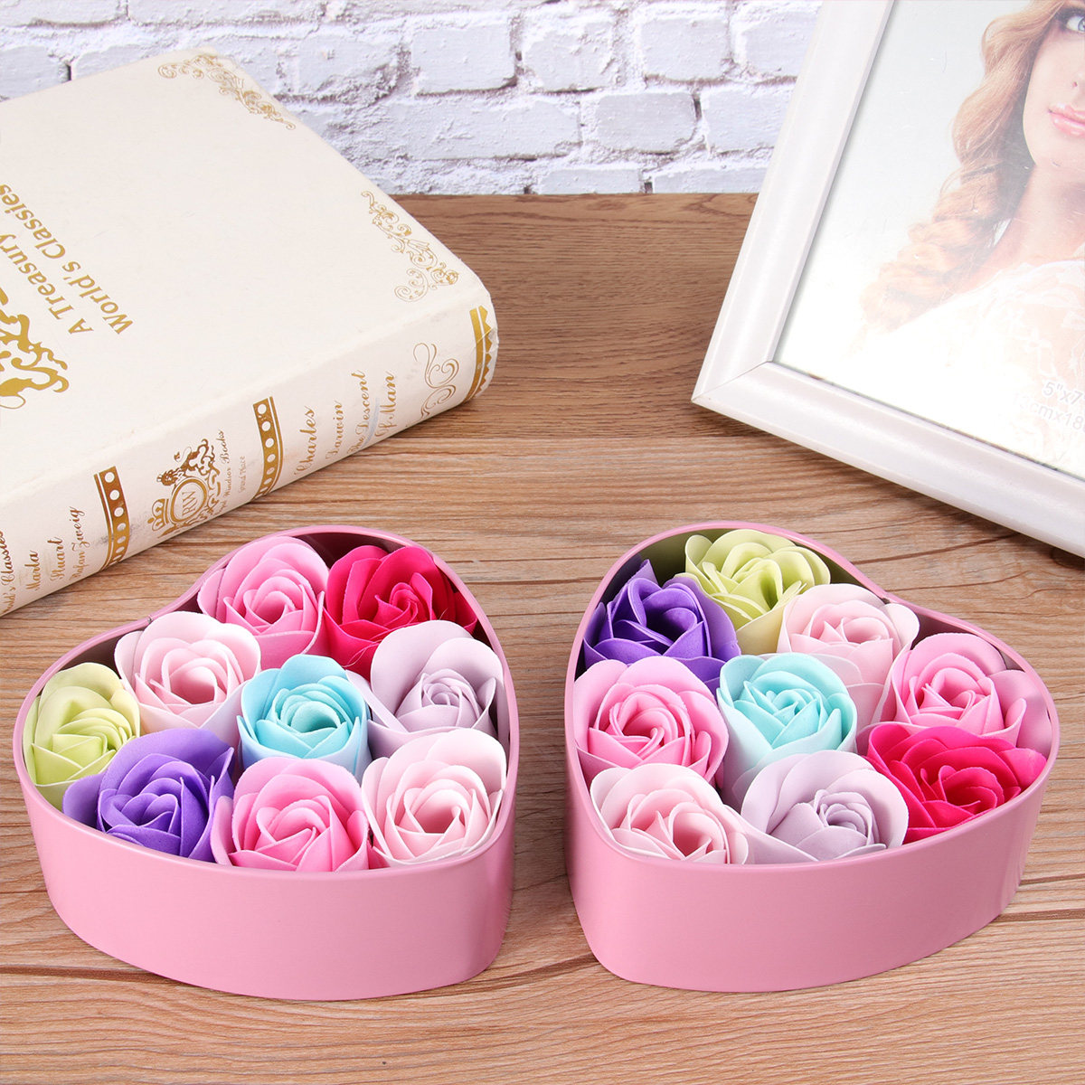 Rozenzeep Bloemenzeep Set in E - Luxury Skincare Gift Set For Her recensie en prijs